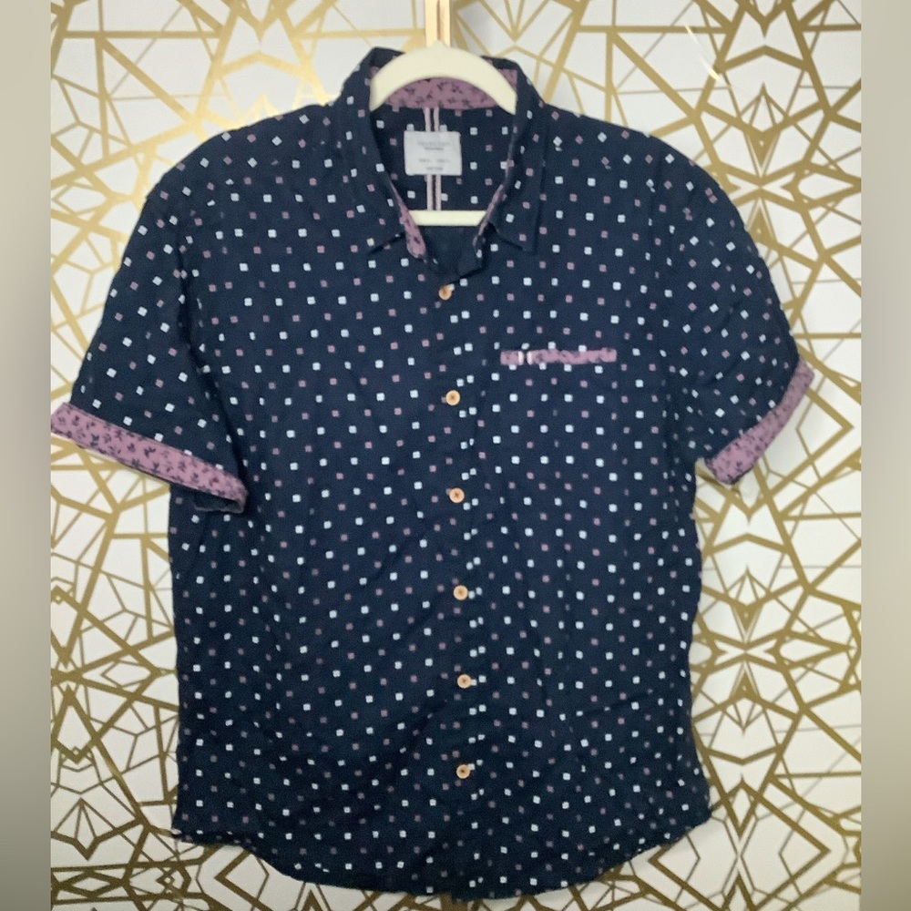 🐸Level Ten Men's Short-Sleeve Button Down, XL